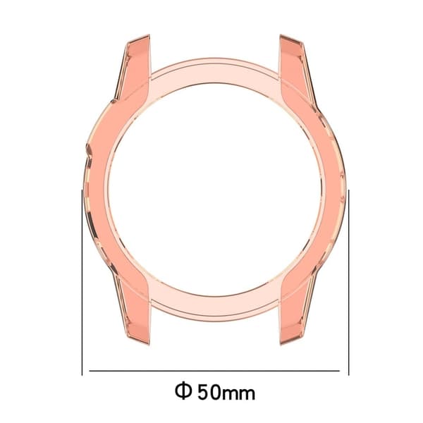 Garmin Fenix 7 / 7 Solar / 7 Sapphire Solar transparent skydd - Transparent Rosa Rosa