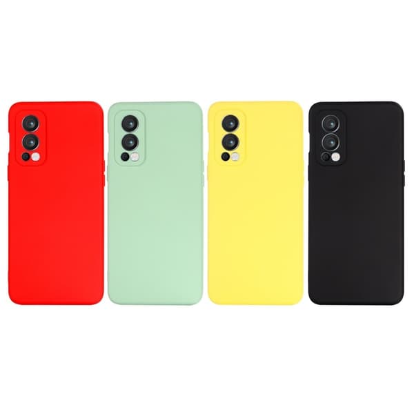 Matta nestesilikoninen kuori OnePlus Nord 2 5G - Musta Black