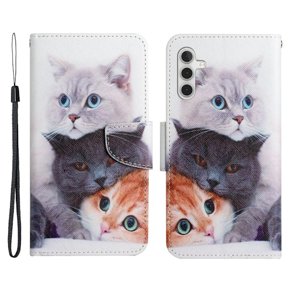 Wonderland Samsung Galaxy A54 fodral -Silver/Grå Silvergrå