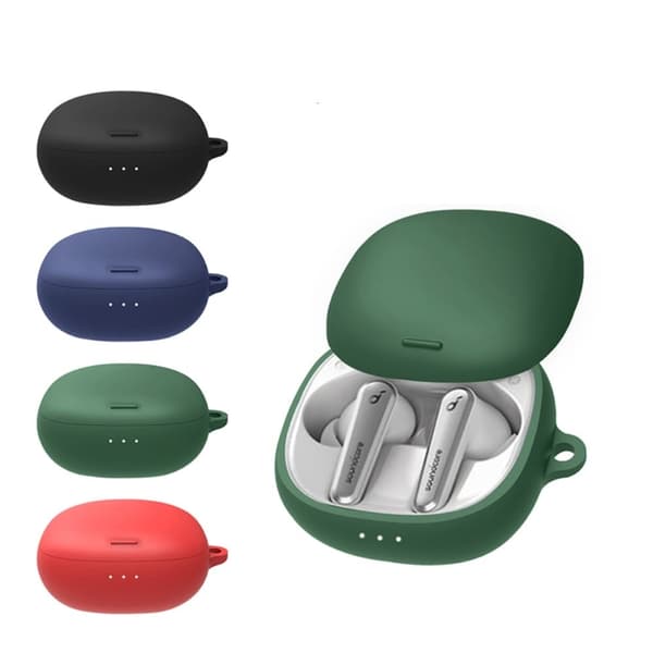 Soundcore Liberty Air 2 Pro silikonfodral med spänne - Röd Röd