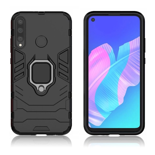 Ring Guard Cover - Huawei P40 Lite E - Sort Black