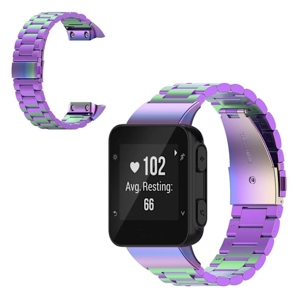Garmin Forerunner 35 rustfrit stål rem - Multi-color Multicolor