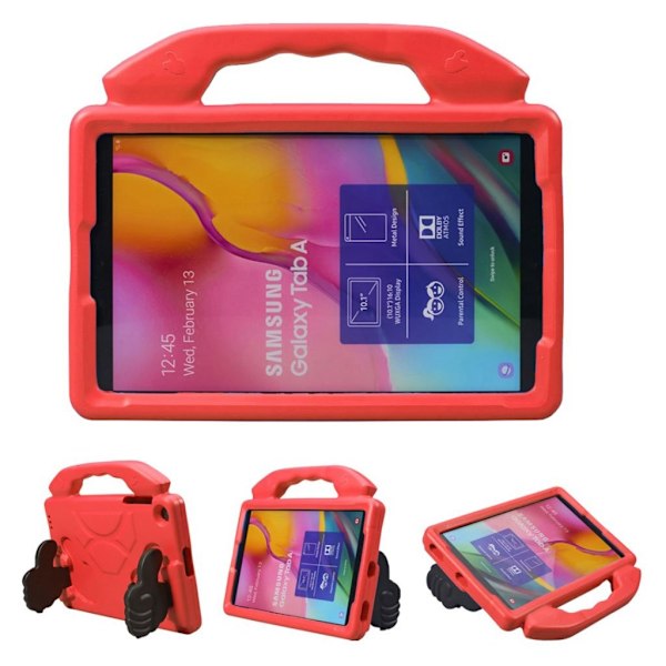Samsung Galaxy Tab A 10.1 (2019) iskunkestävä EVA-kotelo - Punainen Red