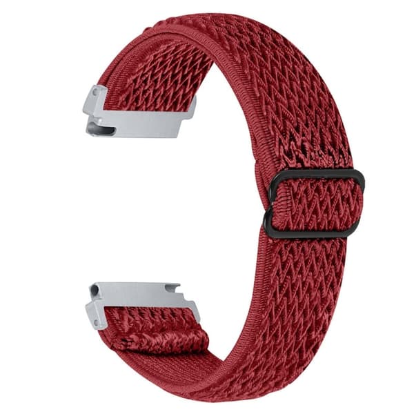 Samsung Galaxy Watch 3 (45mm) / (46mm) elastisk urrem med justerbart spænde - Rød Red