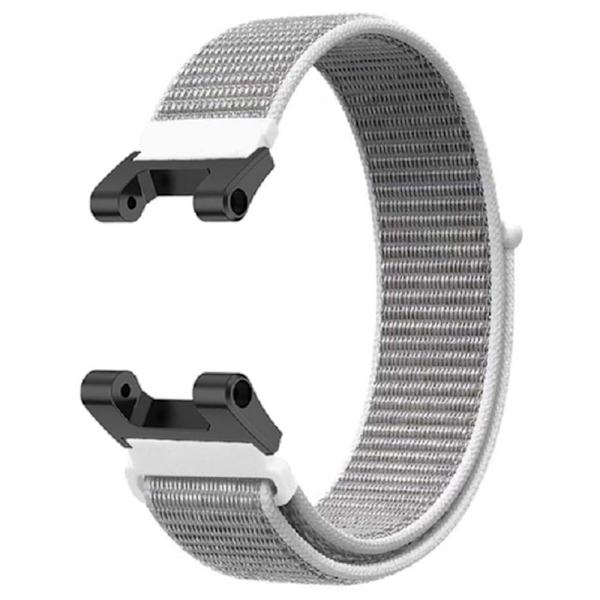Amazfit T-Rex Pro / T-Rex / Ares elastinen nailon kellon hihna - Harmaa Silver grey