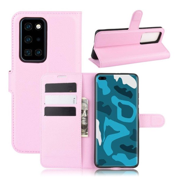 Classic Huawei P40 Pro flip case - Pink Pink