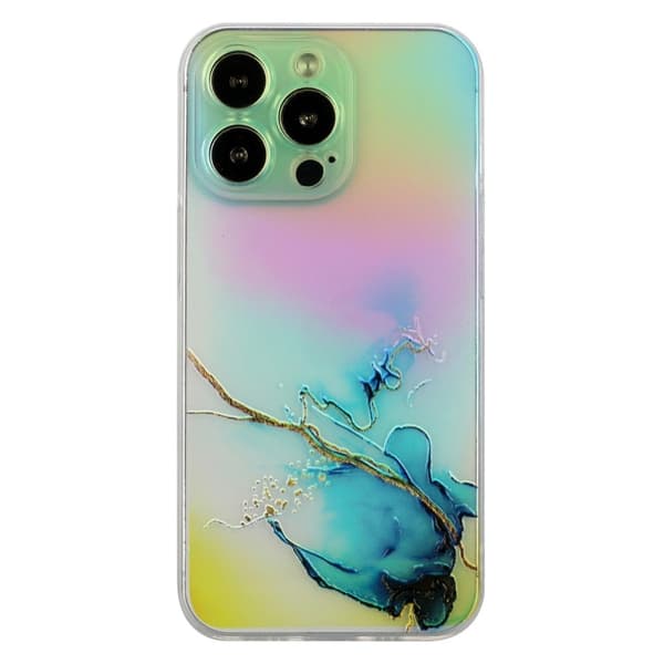 Marmormotiv iPhone 15 Pro skal - Flerfärgad multifärg