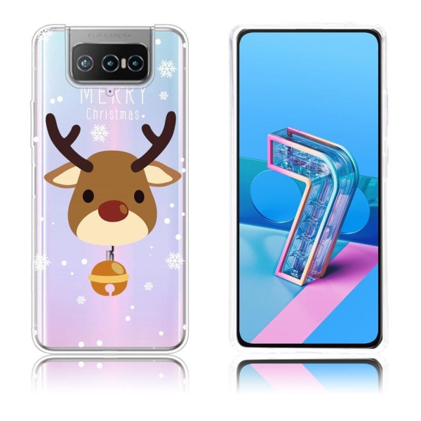 Christmas ASUS Zenfone 7 Pro fodral - Moose and Bell Brun