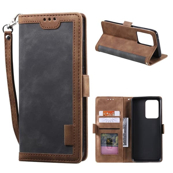 Surburbian Samsung Galaxy S21 Ultra flip etui - grå Silver grey
