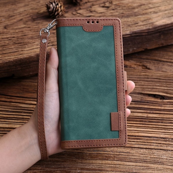 Suburbian läder Samsung Galaxy S10 Lite fodral - Grön Grön