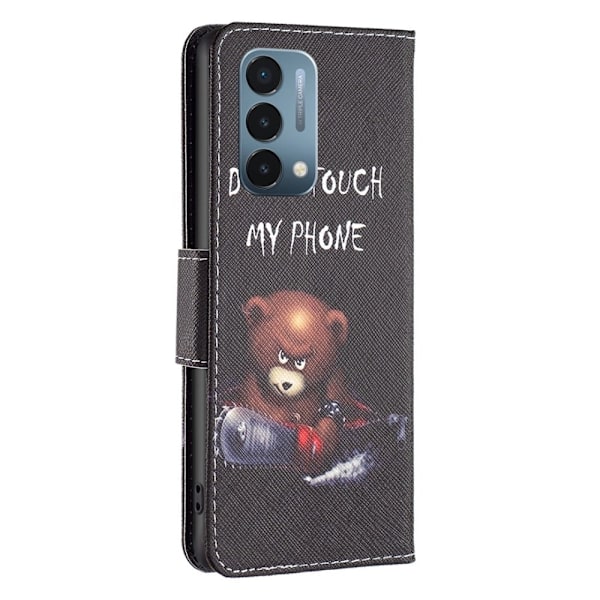 Wonderland OnePlus Nord N200 5G flip etui - Bjørn Black