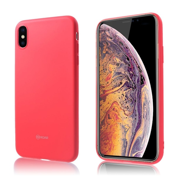 ROAR KOREA iPhone Xs Max mat etui - Rød Red