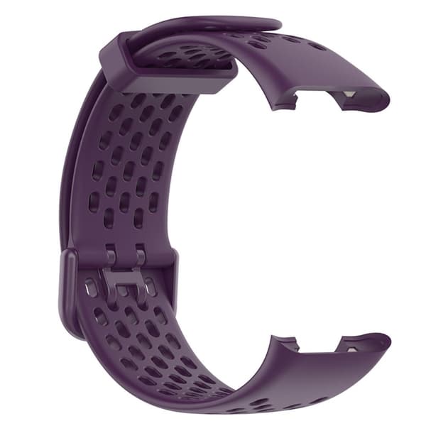 Xiaomi Mi Band 7 Pro silikone-urrem - Sort / Mørklilla Purple