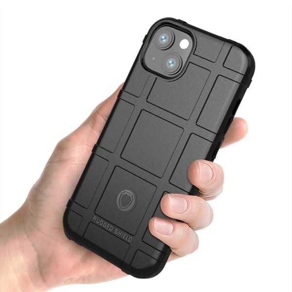 Rugged Shield Suojakotelo iPhone 13 - Musta Black