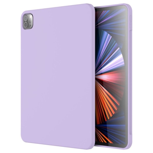 MUTURAL iPad Pro 12.9 (2021) / (2020) mikrokuituinen silikonisuojus - Violetti Purple