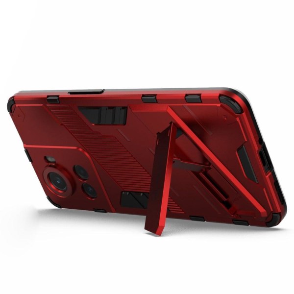 Stöttåligt OnePlus 10R / OnePlus Ace hybridskal - Röd Röd