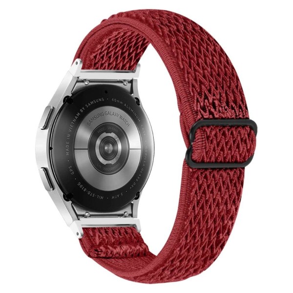 Samsung Galaxy Watch 5 / 5 Pro / 4 nylon urrem - Rød Red