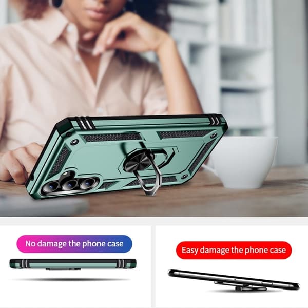 Bofink Combat Samsung Galaxy A35 deksel - Svartgrønn Green