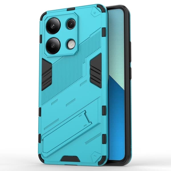 Støtsikkert hybriddeksel med et moderne preg for Xiaomi Redmi Note 13 4G - Babyblå Blue