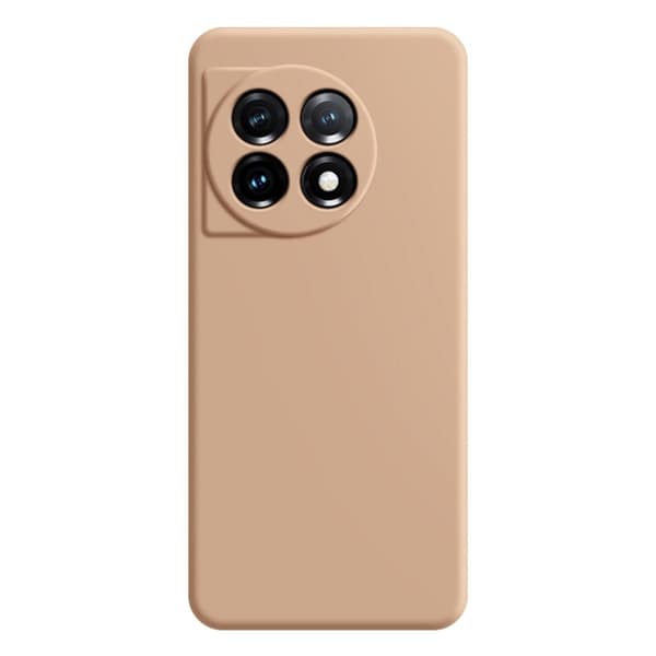 Avfasat gummerat anti-droppskydd för OnePlus 11 - Orange Orange