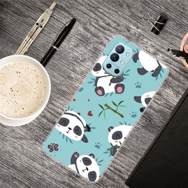 Deco OnePlus 9R Etui - Pandaer Transparent