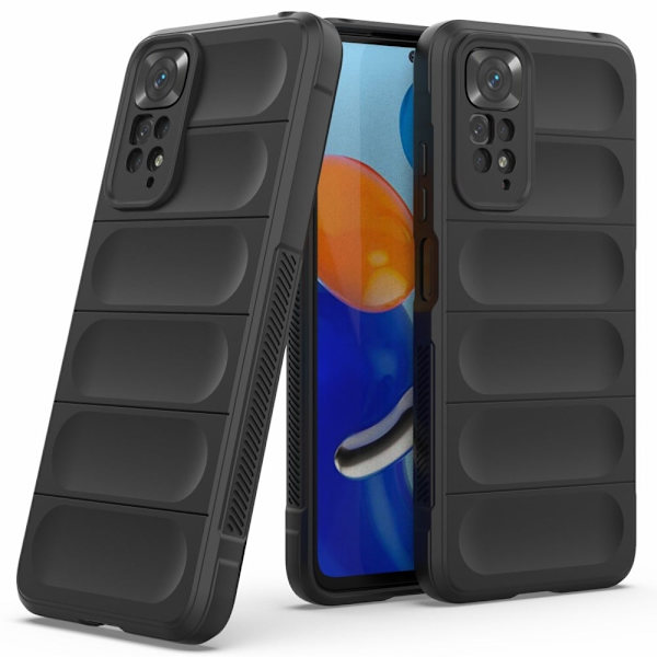 Blødt grebsformet cover til Xiaomi Redmi Note 11S / Xiaomi Redmi Note 11 - Sølv/Grå Silver grey