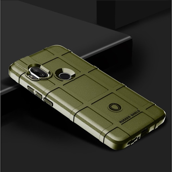Rugged Shield Motorola One Hyper skal - Grön Grön