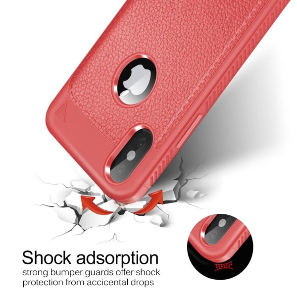 IVSO iPhone X Värme avledande skal - Röd Röd