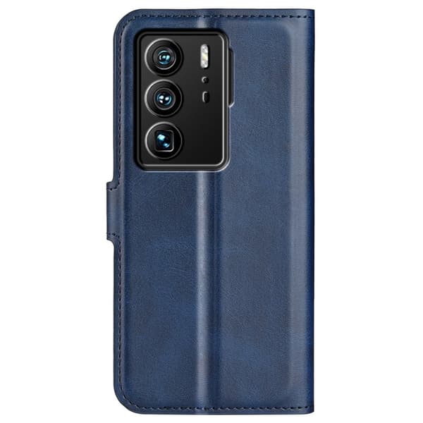 Læretui med Lommebok til ZTE Axon 40 Ultra - Blå Blue