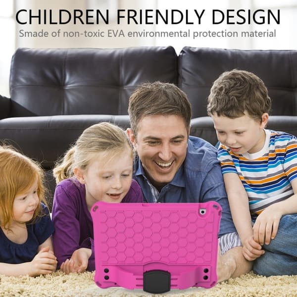 Huawei MediaPad T5 honeycomb skin-etui - Rose / Sort Pink