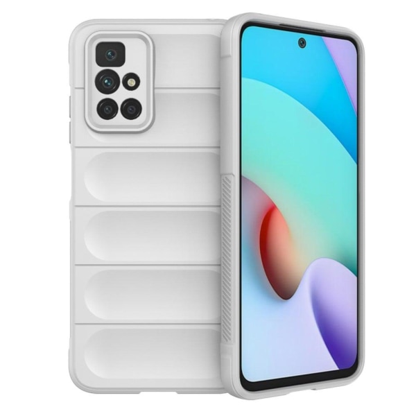 Mjukt greppformat Xiaomi Redmi 10 2022 / Xiaomi Redmi 10 / Xiaomi Redmi 10 Prime / Xiaomi Redmi Note 11 skal - Vit Vit