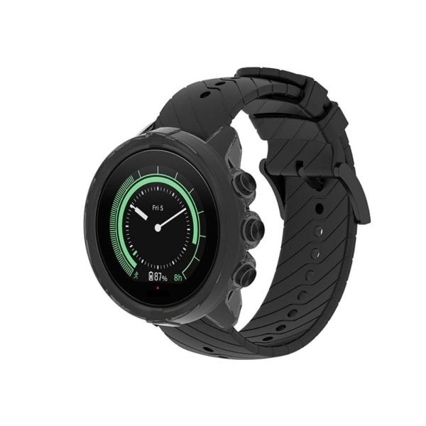 Suunto 9 Baro / 9 / Spartan Sport Wrist HR Baro läpinäkyvä TPU-suojus - Musta Black