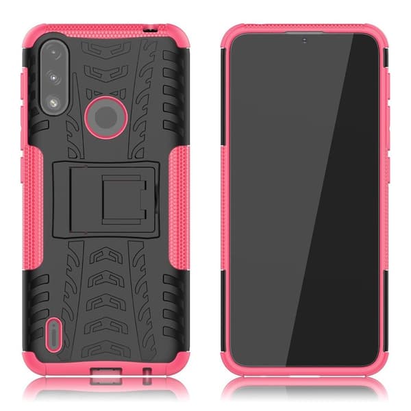 Offroad Etui Motorola Moto E7 Power - Rose Pink