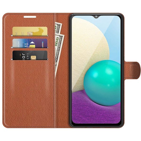 Classic Samsung Galaxy A02 fodral - Brun Brun