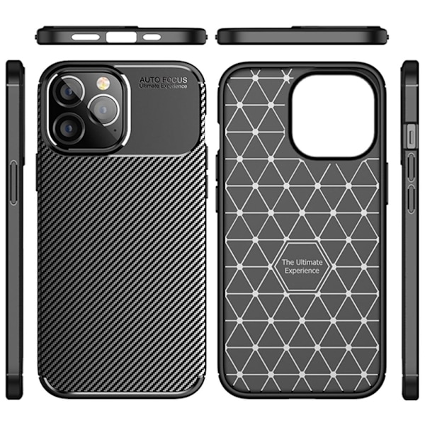 Carbon Shield iPhone 14 Pro Max skal - Blå Blå