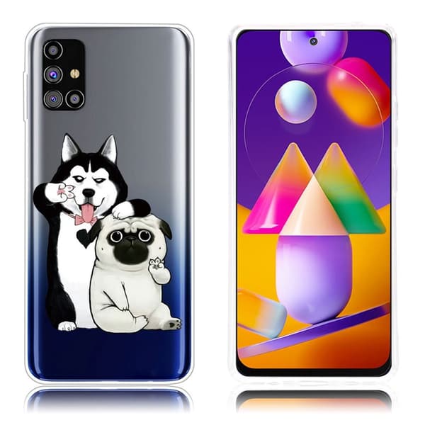 Deco Samsung Galaxy M31s kotelot - Koirat White