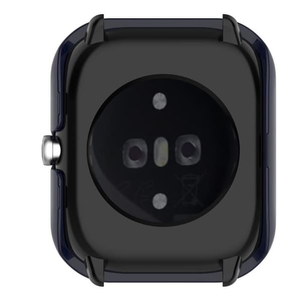 Amazfit GTS 4 Mini-cover med skærmbeskyttelse af hærdet glas - Blækblå Blue
