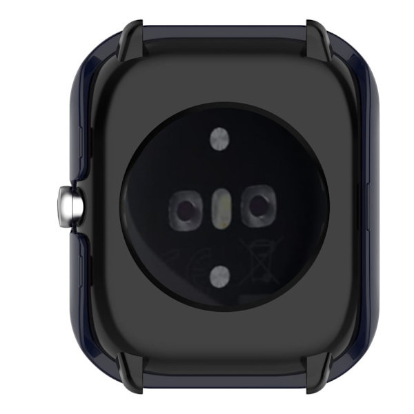Amazfit GTS 4 Mini cover with tempered glass screen protector - Ink Blue Blå