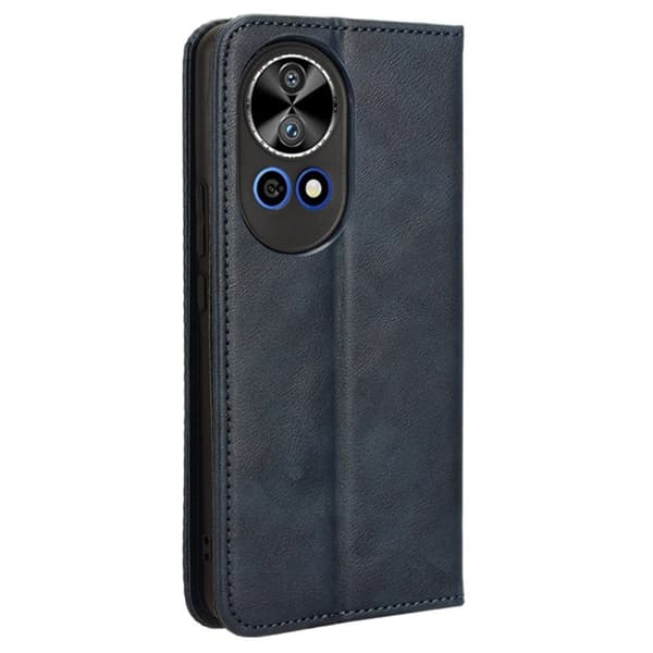 Bofink Vintage Huawei Nova 12 læderetui - Blå Blue