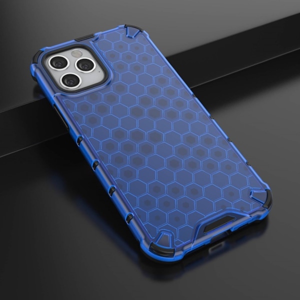 Bofink Honeycomb iPhone 12 Pro / iPhone 12 skal - Blå Blå