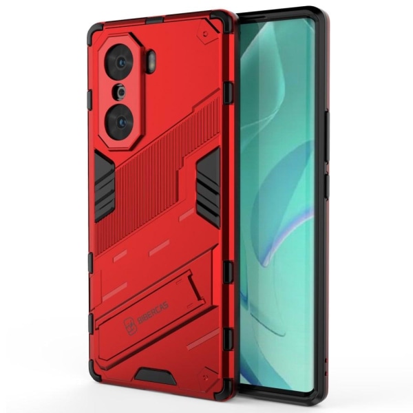 Shockproof hybrid cover with a modern touch for Honor 60 - Red Red