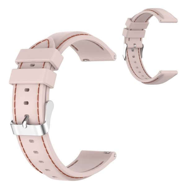 Samsung Galaxy Watch 3 (45 mm) tråddesign + silikoneurrem - Lyserød Pink