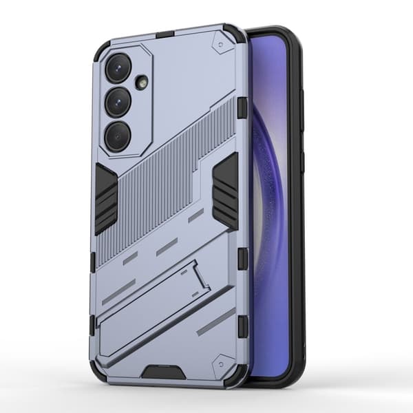 Stødsikkert moderne Samsung Galaxy A35 hybridcover - Mørkeblå Blue
