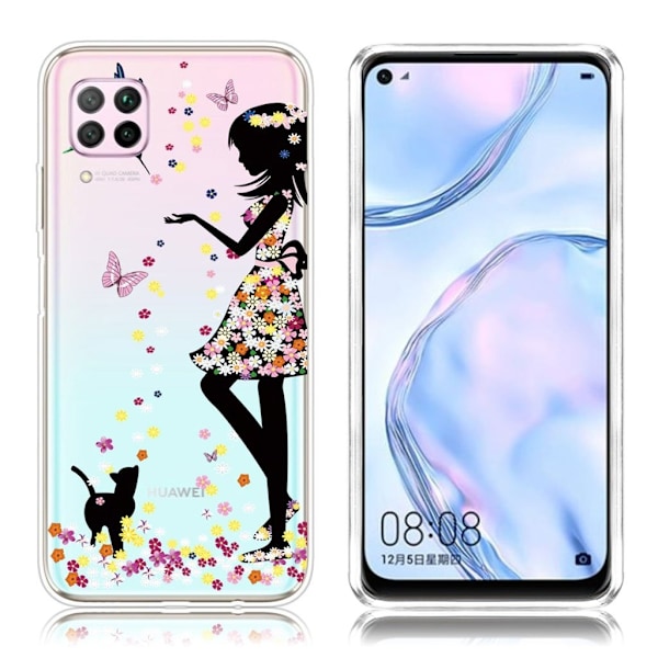 Deco Huawei P40 Lite / Huawei Nova 6 SE skal - Vacker Flicka multifärg