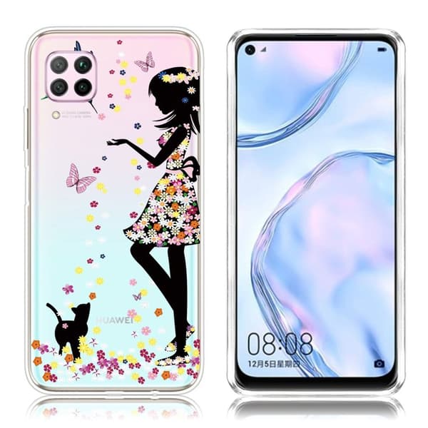 Deco Huawei P40 Lite / Nova 6 SE deksel - Vakker jente Multicolor
