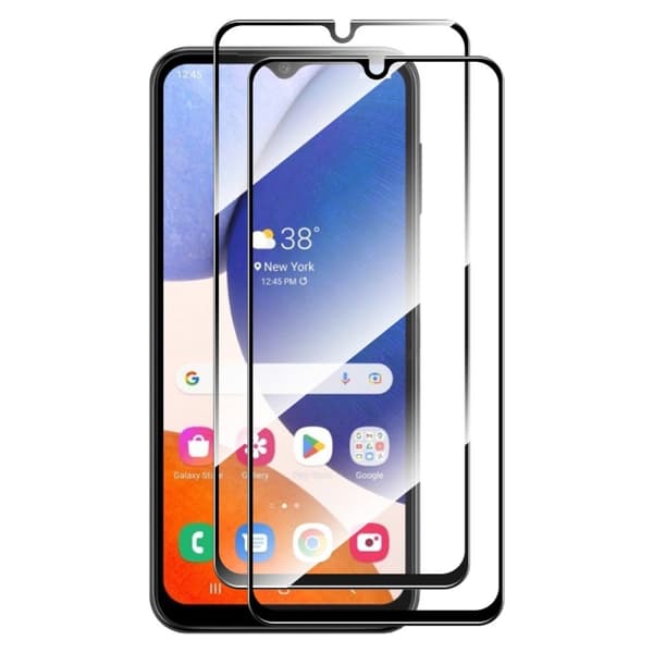 2pcs HAT PRINCE 0.26mm glass screen protector for Samsung Galaxy A14 Transparent