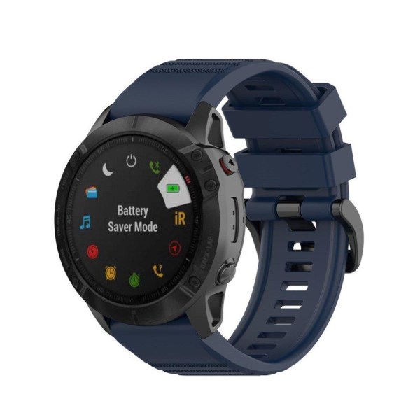 Garmin Fenix 6X holdbar Urrem - Mørkeblå Blue