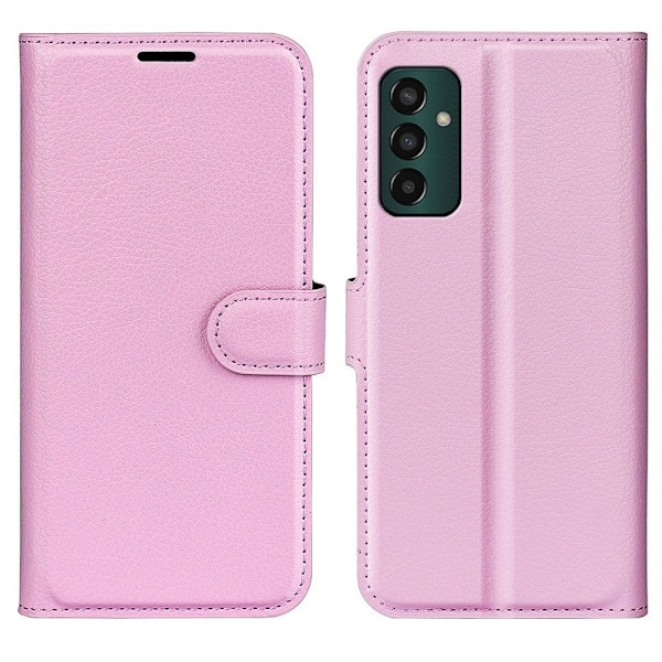 Klassisk Samsung Galaxy M13 4g Flip Etui - Lyserød Pink