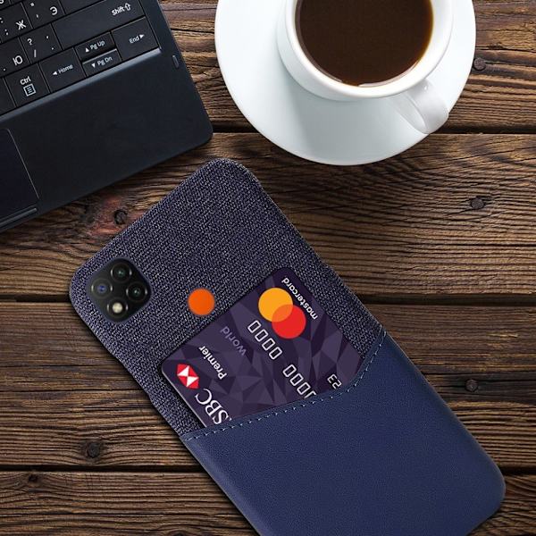 Bofink Xiaomi Redmi 9C Card Cover - Blå Blue
