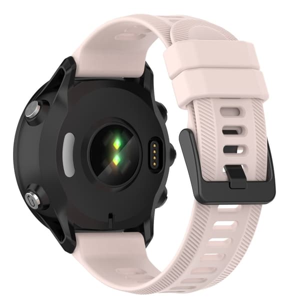 Garmin Forerunner 955 silikoninen kellonauha pehmeä urheiluhihna - Pinkki Pink